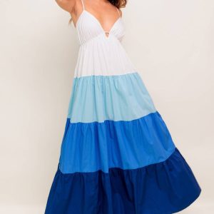 CRUISE MODE gewebtes Midikleid