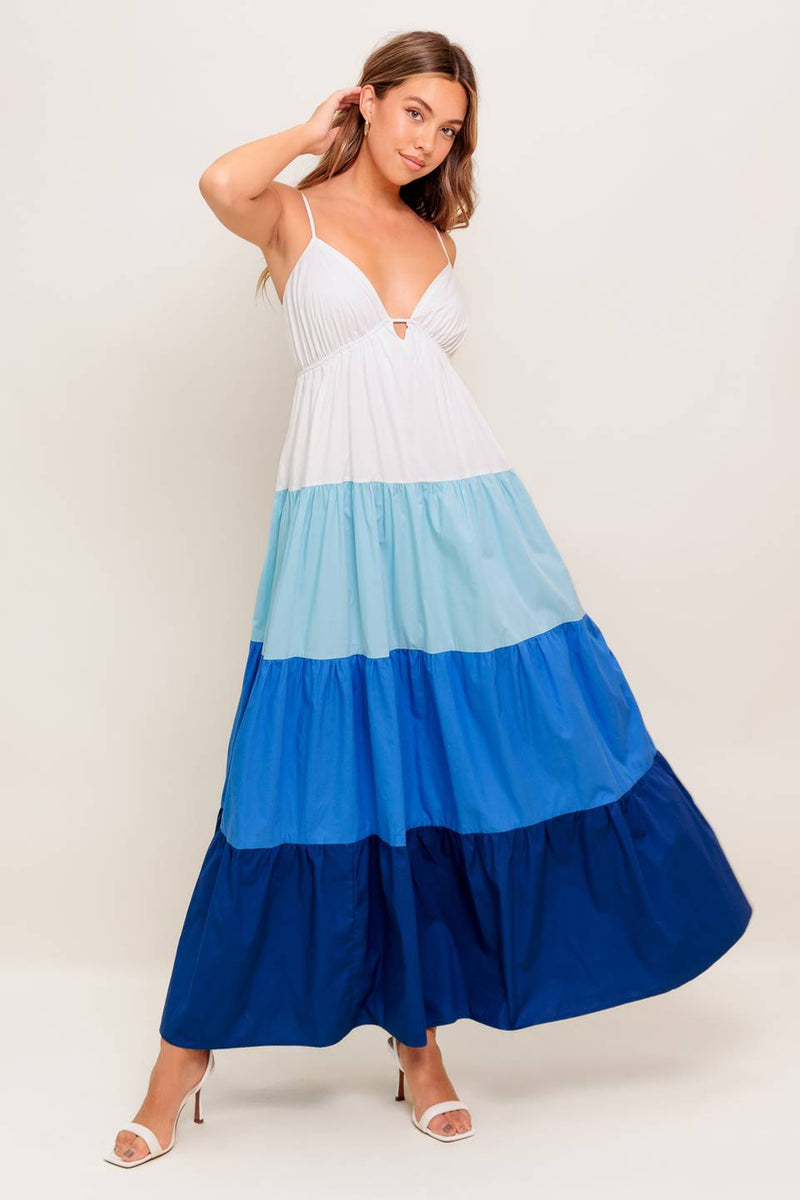 CRUISE MODE gewebtes Midikleid