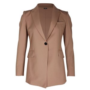Theory Etiennette Blazer – Wolle, Braun – 7748641128508
