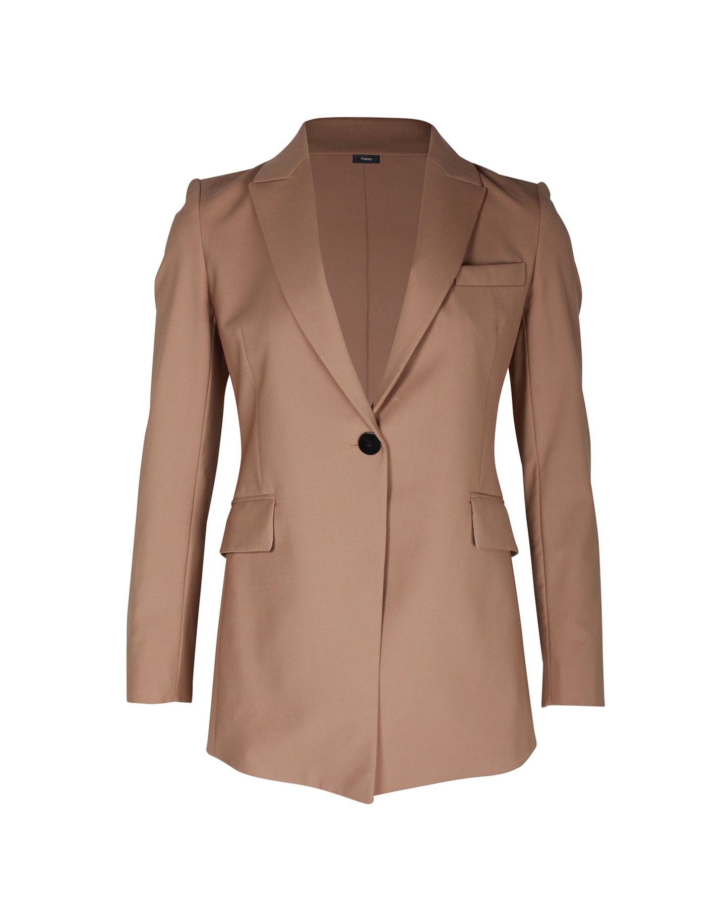 Theory Etiennette Blazer – Wolle, Braun – 7748641128508