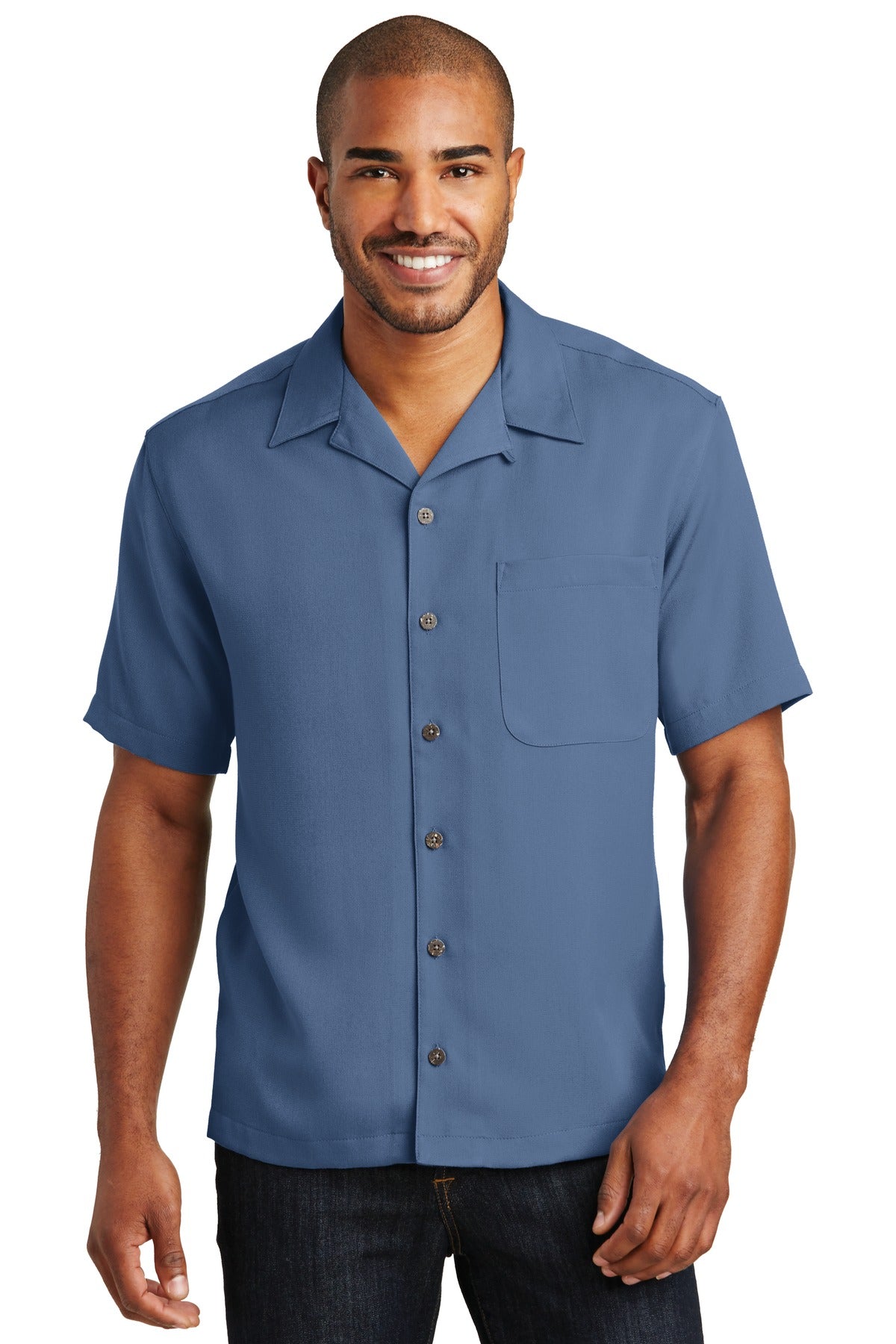 Port Authority pflegeleichtes Herren-Camp-Hemd – S535