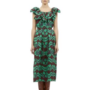 Anora Midikleid – Malachitgrün