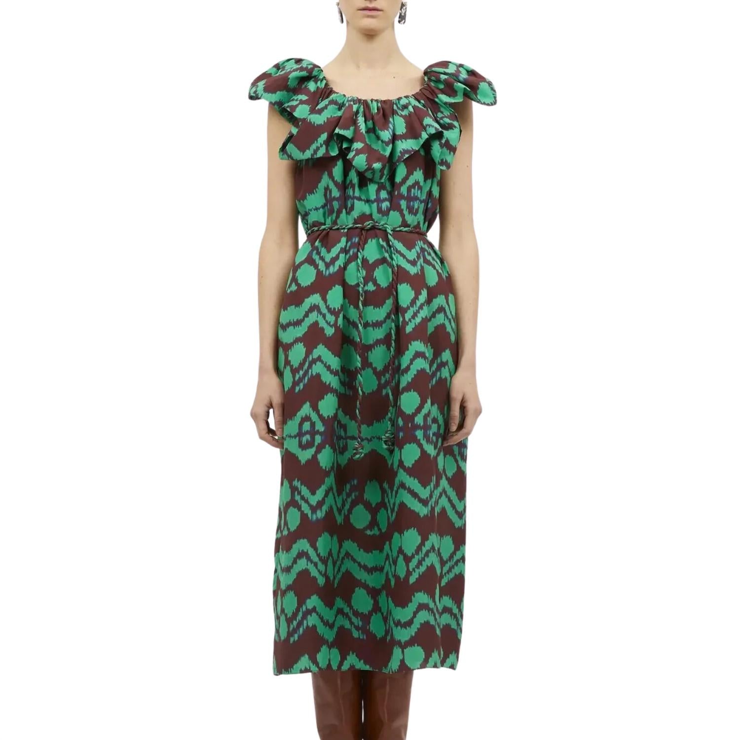 Anora Midikleid – Malachitgrün