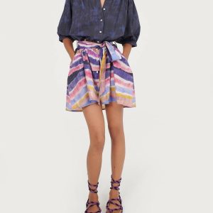 Kissa Kaia Minikleid – Bio-Baumwolle, Marineblau