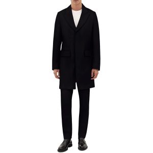 Unifarbene Woll-Cabanjacke