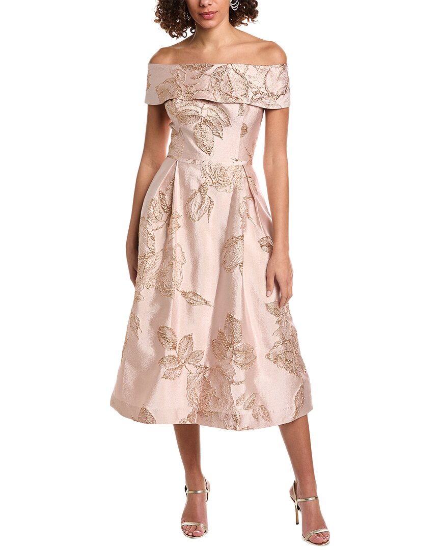 Teri Jon by Rickie Freeman Cocktailkleid aus Jacquard