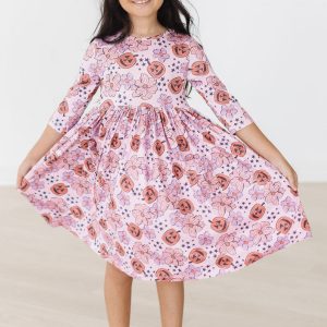 Here for the Candy Kleid mit schwingendem Rock – Taschen