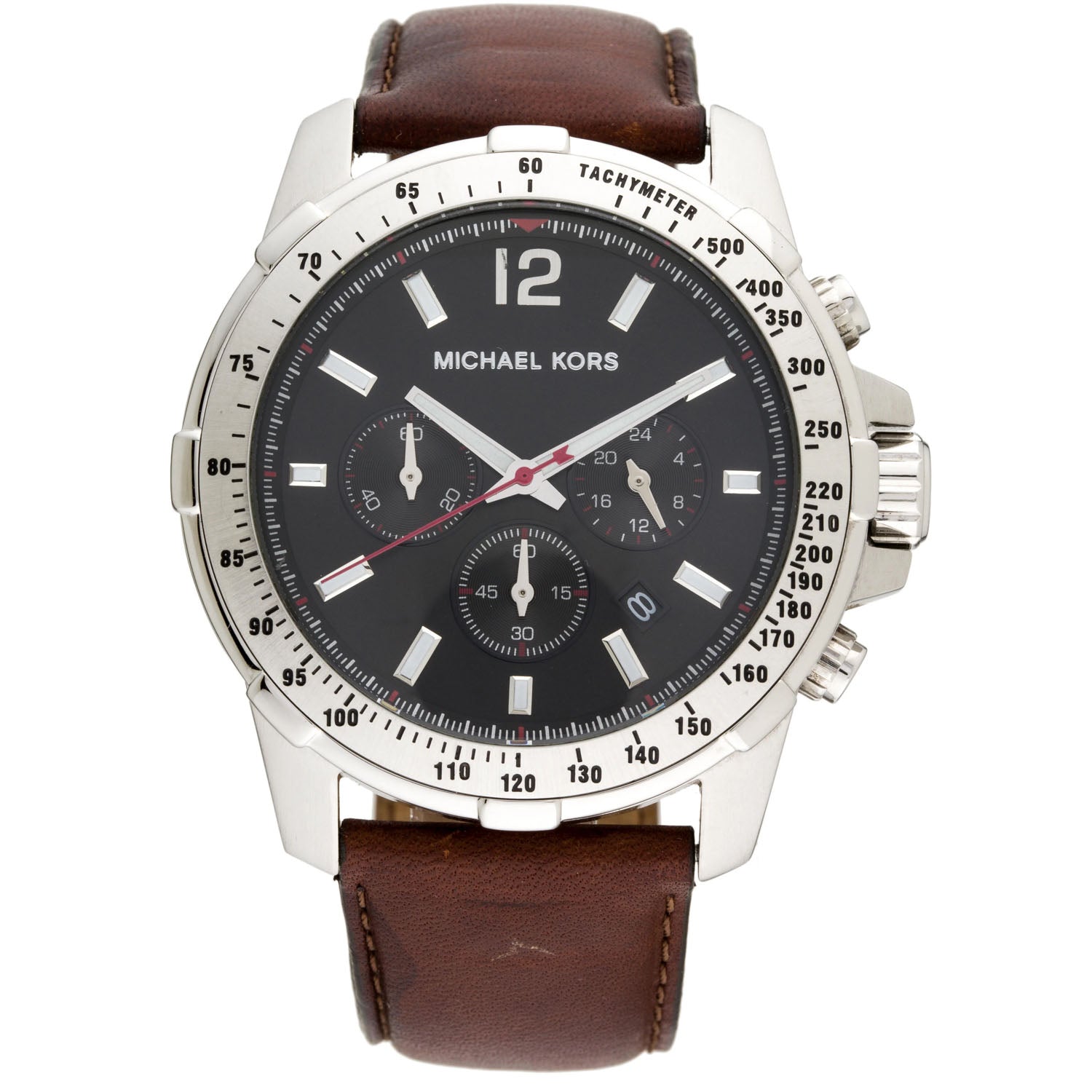 Michael Kors Classic Herrenuhr mit schwarzem Zifferblatt