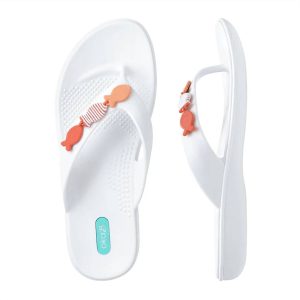 Bodie Damen-Zehentrenner – Salt/Guava – 7733788016700