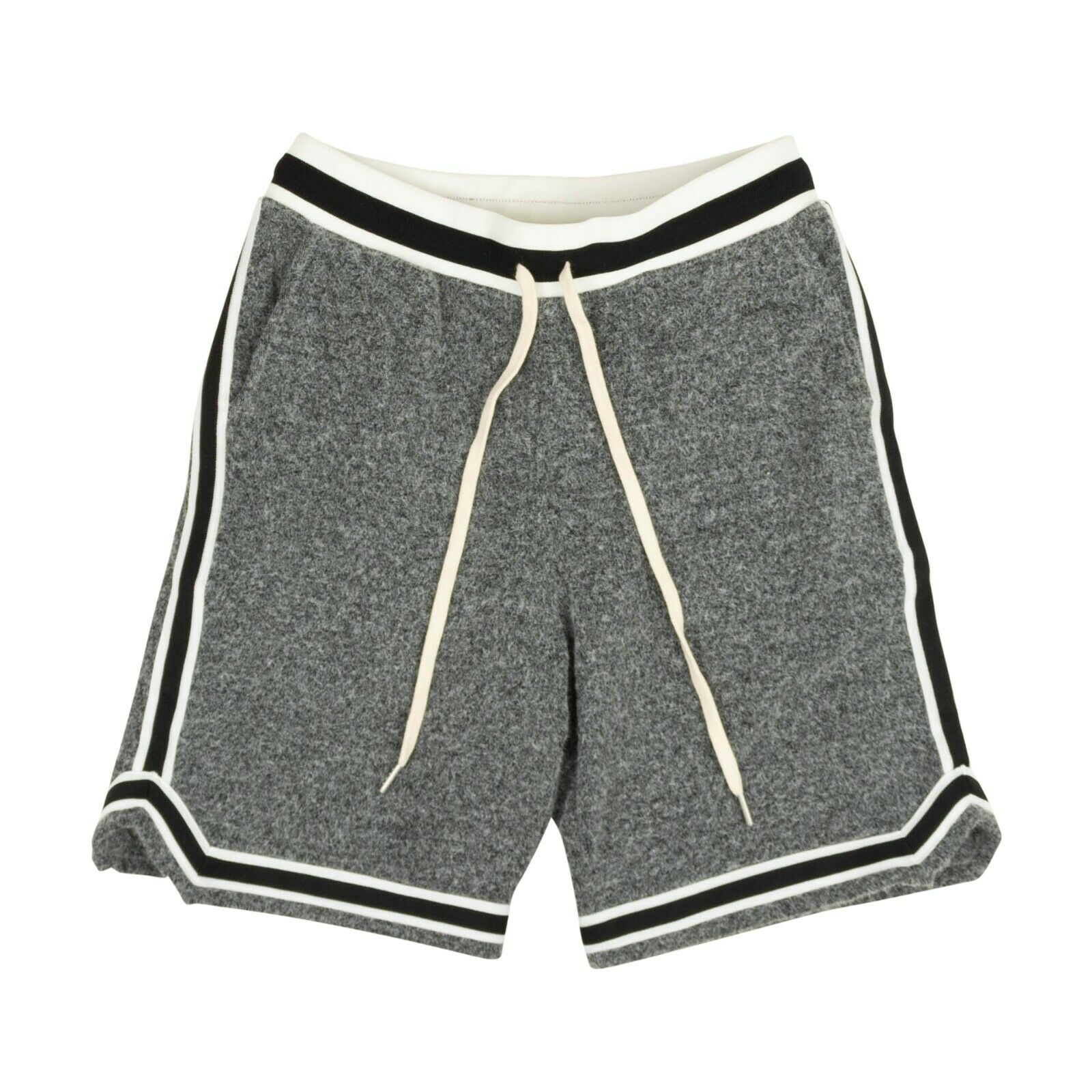 John Elliott Fur Terry Game Shorts in Anthrazitgrau