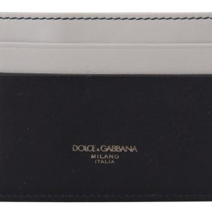 Dolce & Gabbana Mania zweifarbiges Herren-Kartenetui aus Leder