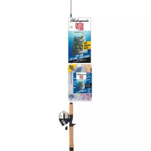 Shakespeare Catch More Fish Spincast-Angelset für Seen und Teiche
