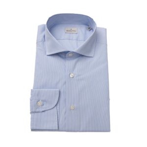 Bagutta 7277103120444 Hemd – Baumwolle, Herren, Blau