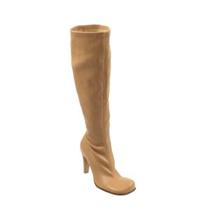 Bottega Veneta Cocktail Stiefel aus Stretch-Nappaleder in Camelbraun