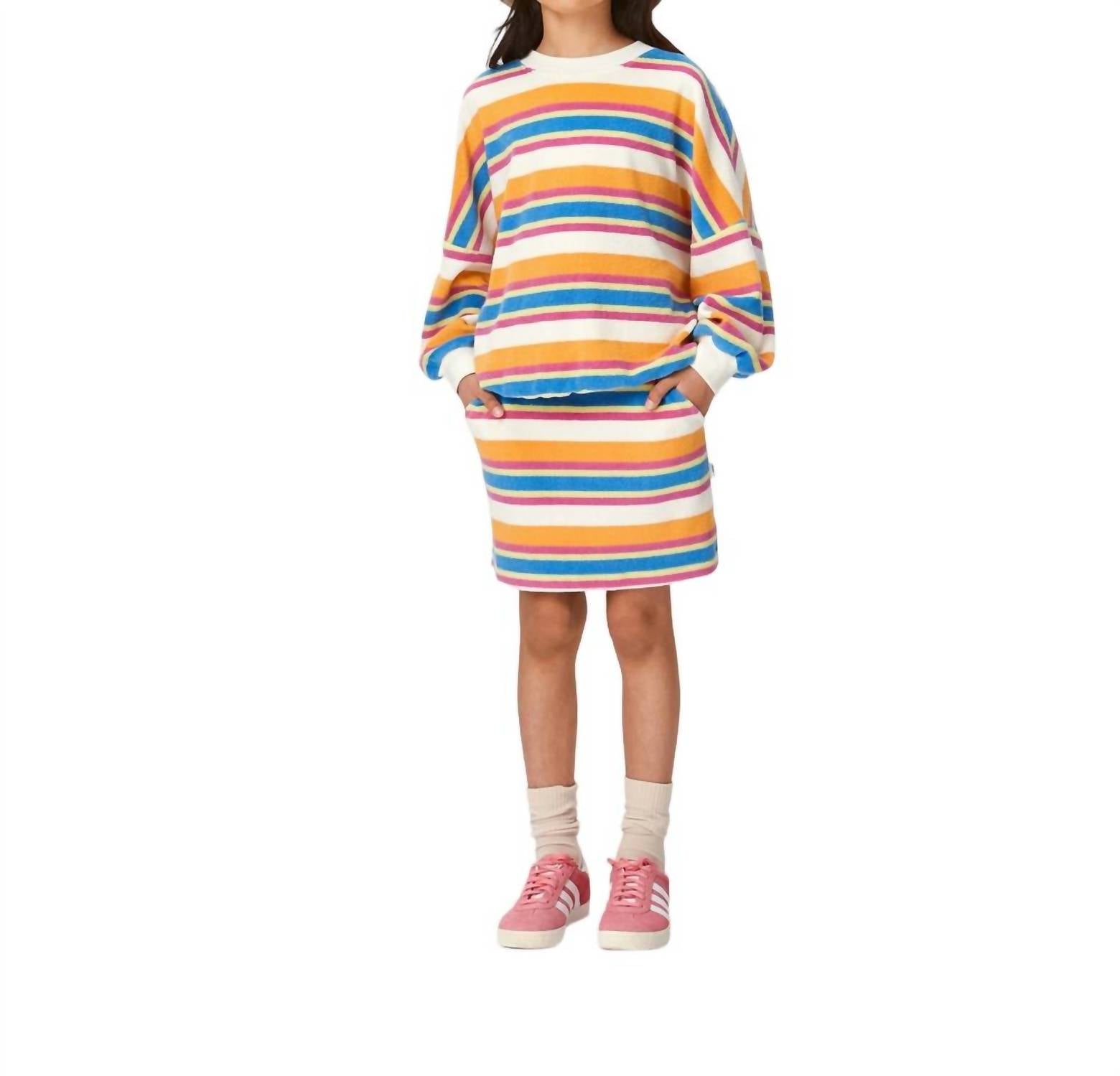 Marika Sweatshirt im Design Artist Stripe – 7732434272316