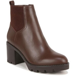 Verney Lederstiefeletten mit Blockabsatz