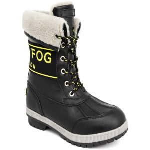Mely Schneestiefel – Kunstleder, Winter, Logo