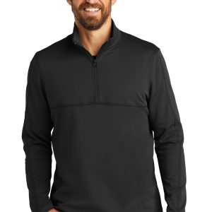 Port Authority Pullover – 1/4-Reißverschluss, Fleece, glatt, Herren