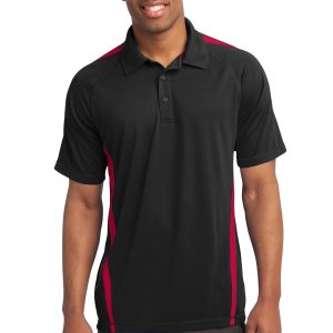 Sport-Tek PosiCharge Micro-Mesh Herren-Poloshirt im Colorblock-Design