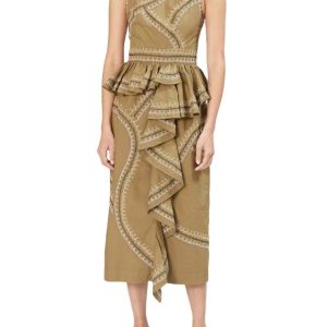 Sylvan Kleid in Oliv