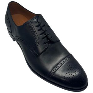 Bally Brooking 6301284 Oxford-Schuhe – glattes Kalbsleder, Herren, Schwarz