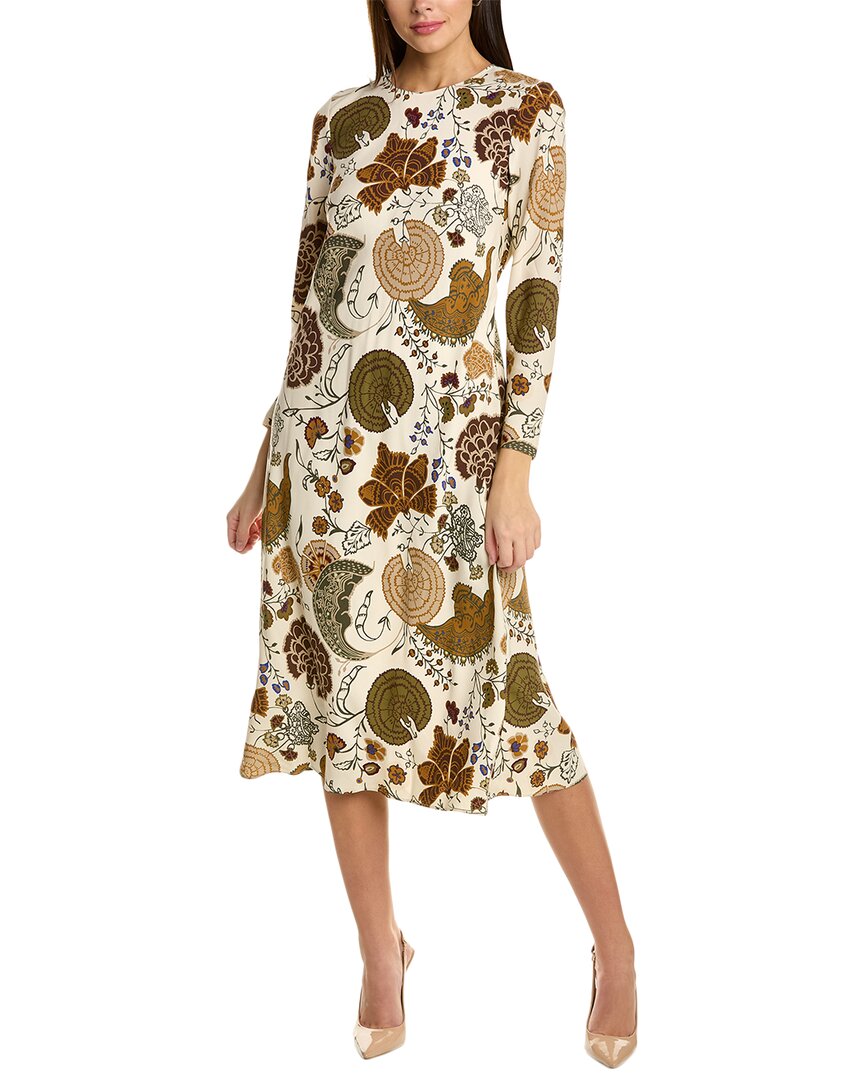 Lafayette 148 New York ausgestelltes Midikleid