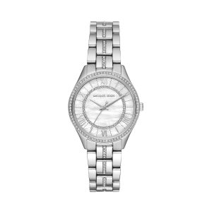 Michael Kors Lauryn MK3900 Armbanduhr – Edelstahl, Damen, Silber, Quarzwerk