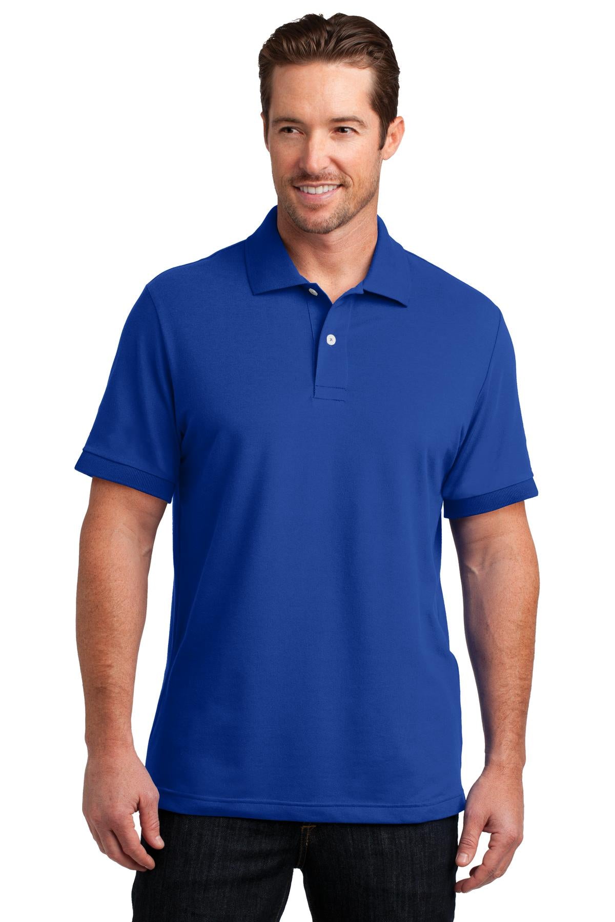 District Made DM325 Poloshirt – Stretch, Piqué, Herren