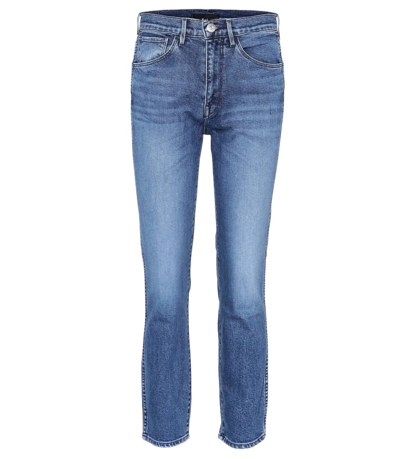 Authentic Celie Jeans mit geradem Bein – Blau