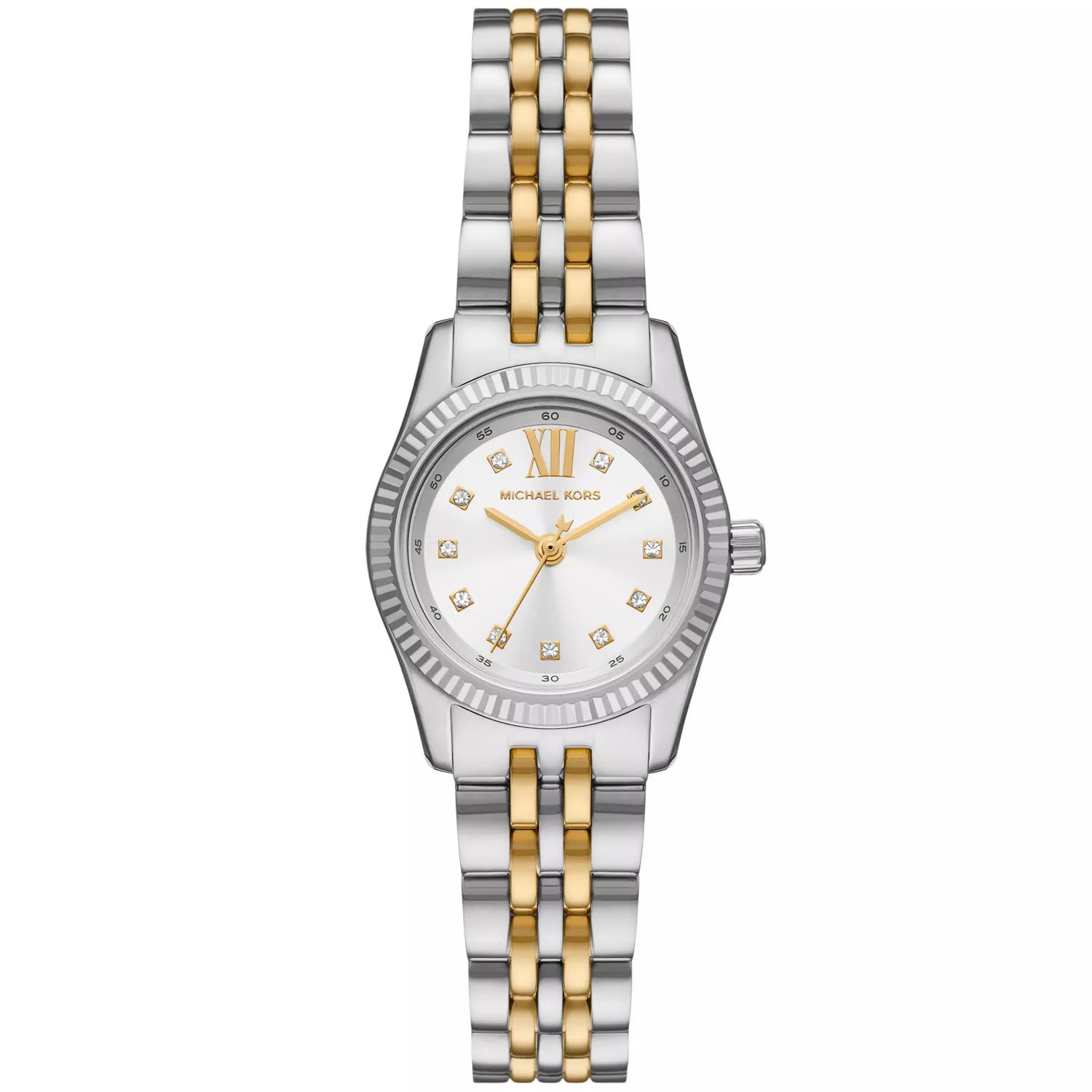 Michael Kors Lexington Damen Armbanduhr – Zifferblatt: Silberfarben, 7163287339068
