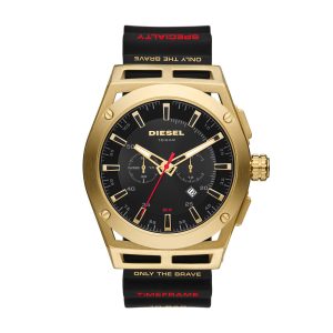 Diesel Timeframe Herren Chronograph – goldfarbener Edelstahl