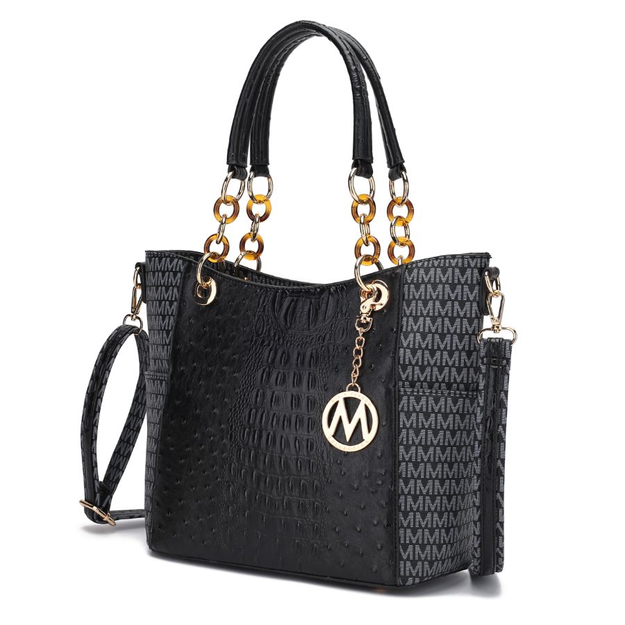 Miriam Signature Shopper-Handtasche aus veganem Leder