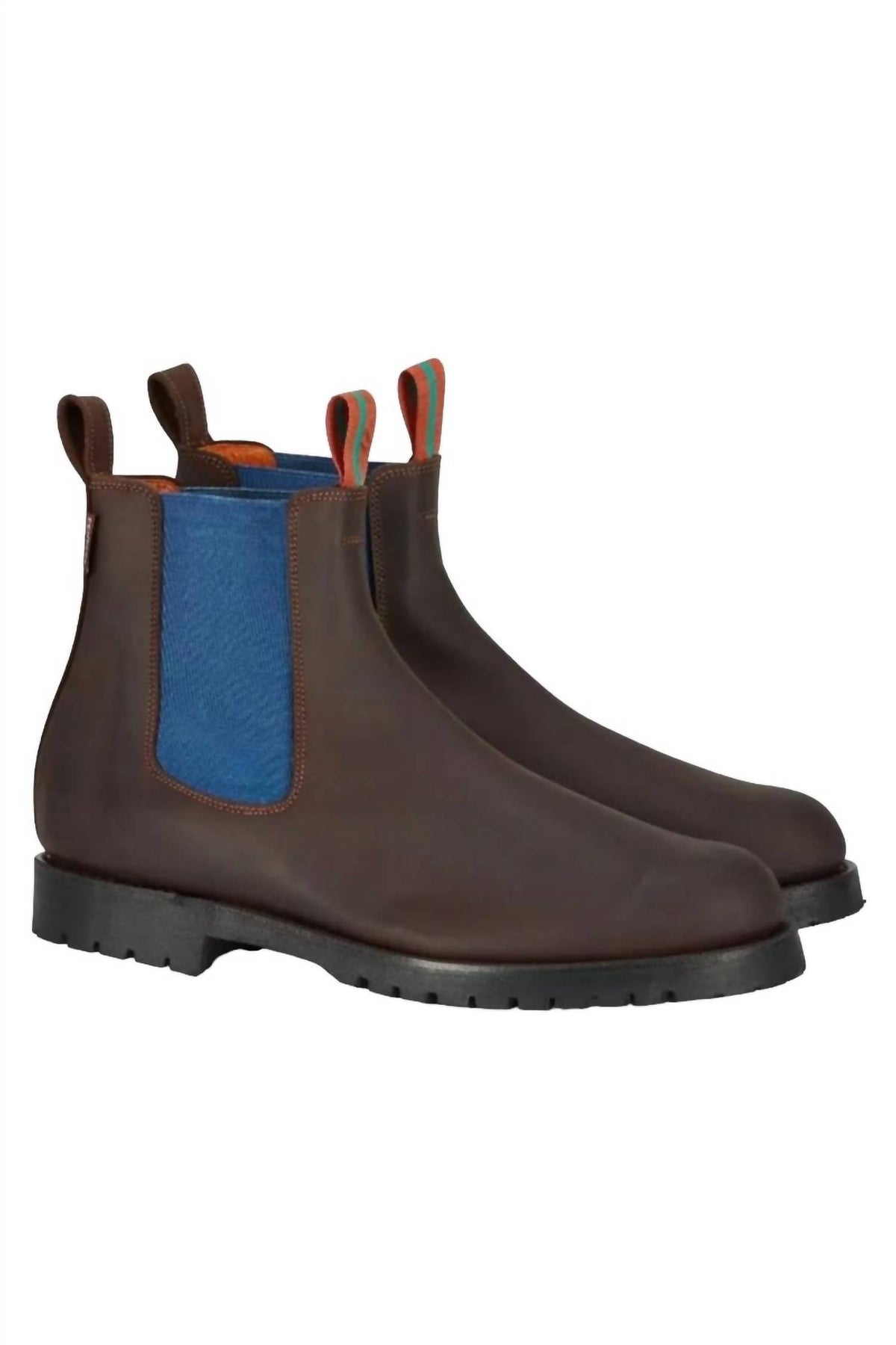 Nelson 7732477493308 Stiefel – Leder, Herren, Braun, Blau