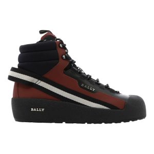 Bally Clyde 6301598 /Heritage Schneestiefel – Herren, Schwarz, Rot
