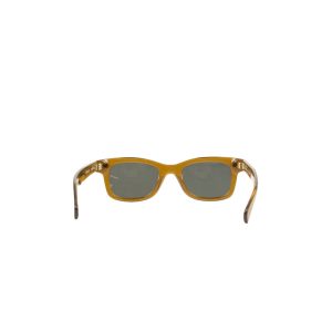 Sonnenbrille mit eckiger Fassung – Braun