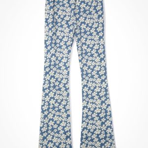 AE Strickhose mit sehr hohem Bund und ausgestelltem Bein