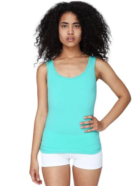 American Apparel Damen-Tanktop aus Baumwolle mit Elasthan