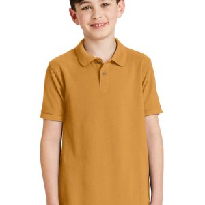 Port Authority Silk Touch Poloshirt für Jugendliche – Y500