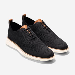 Cole Haan 2.ZEROGRAND Herren-Oxfordschuhe mit Flügelkappen – 7748657217596