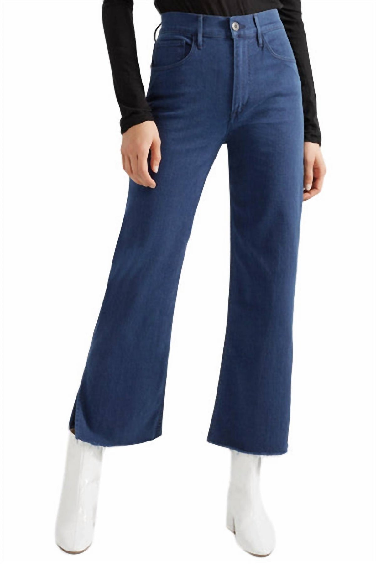 Shelter Austin verkürzte Baumwolljeans – Raku