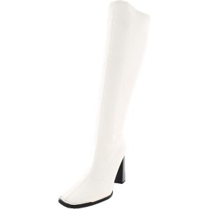 Haydin Dressy kniehohe Stiefel – eckige Form, Absatz