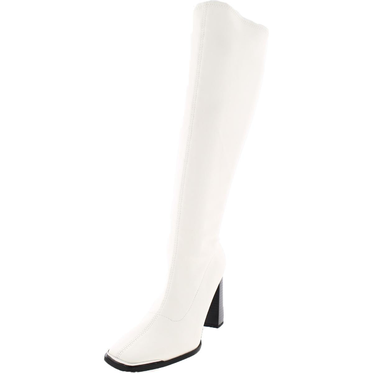 Haydin Dressy kniehohe Stiefel – eckige Form, Absatz