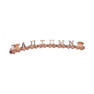 Amish-gefertigter personalisierbarer Holz-Namenszug mit ABC-Buchstaben