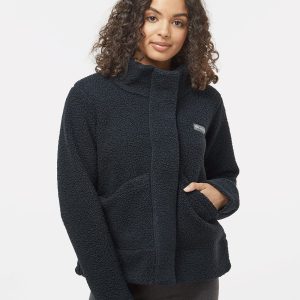 Columbia Panorama Damen-Fleecejacke mit Druckknöpfen