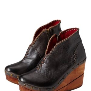 Marina Stiefeletten – Black/Teak Rustic