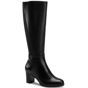 Mia halbhohe Stiefel – Leder, hoher Schaft