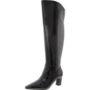 Shalie Overknee-Stiefel – Lackleder, mit Reißverschluss