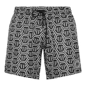 Boxer-Badehose mit Monogramm