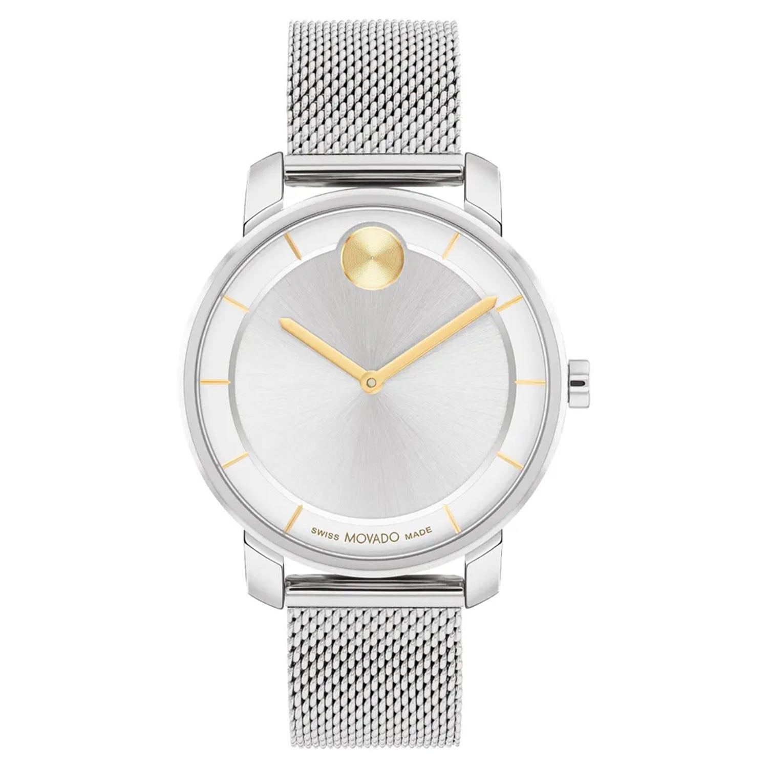 Movado Bold Damen Armbanduhr – Zifferblatt: Silberfarben, 7163157315644