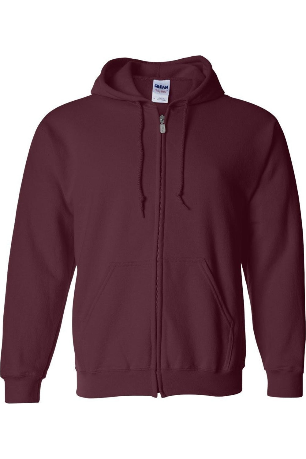 Gildan – Heavy Blend – durchgehender Reißverschluss – Kapuzen-Sweatshirt – 7823694757948